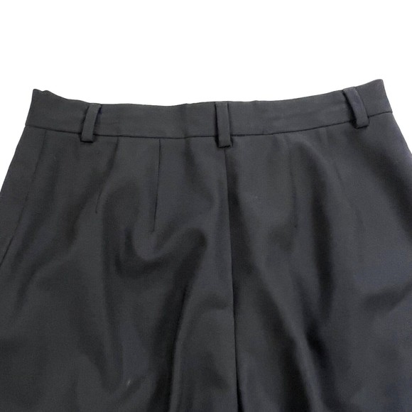 ZANELLA Jenna Sz 4 Wool Lycra Stretch Dress Pants Black MADE IN ITALY - Picture 5 of 13